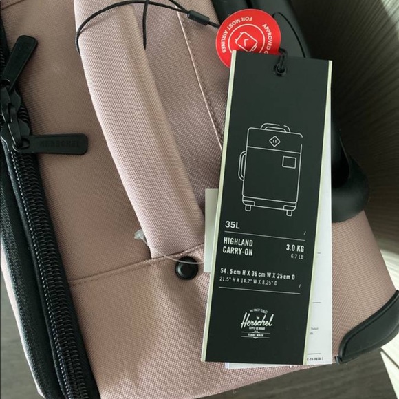 SOLD Herschel Highland Suitcase - Picture 2 of 4